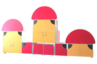 Шафа — стінка в дитячий садок "Грибна поляна"