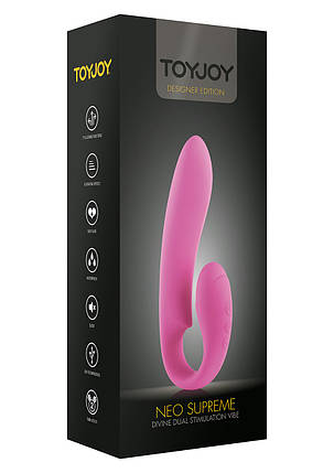 Жіночий вібратор Neo Supreme Vibrator Pink від Toy Joy, рожевий | Knopka, фото 2