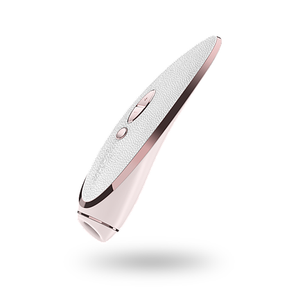 Вакуумний кліторальний вібратор Satisfyer Luxury Pret-a-Porter White | Puls69, фото 2