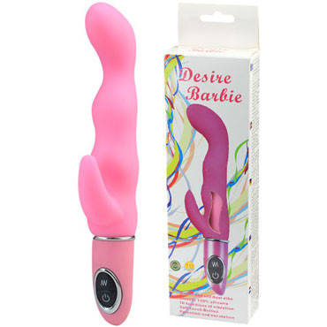 Вібратор для точки G і клиторной стимуляції Desire Barbie від Baile | Knopka, фото 2