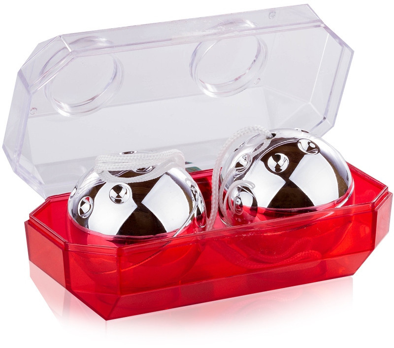 Вагінальні кульки Duotone Balls, Silver   | Knopka
