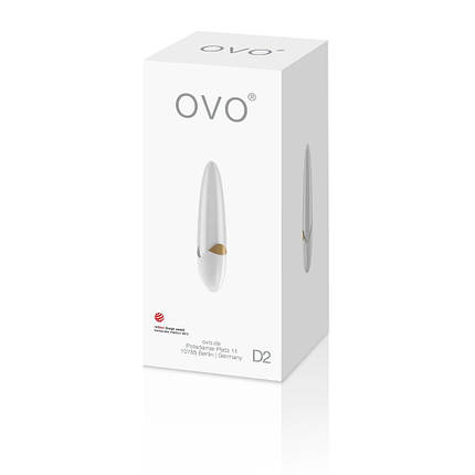Ультра потужний, тихий міні вібратор OVO D2 Mini Vibe | Knopka, фото 2