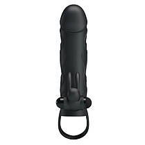 Насадка на пеніс з вібрацією Preetty Love Penis Sleeve (Baile) | Knopka, фото 2