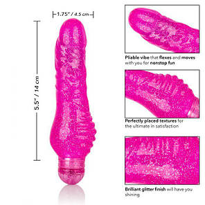 Гнучкий вібратор California Exotic Sparkle Shimmer Stud | Knopka, фото 2