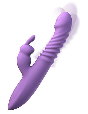Багатофункціональний вібратор Fantasy For Her Her Thrusting Silicone Rabbit від Pipedream | Puls69, фото 2