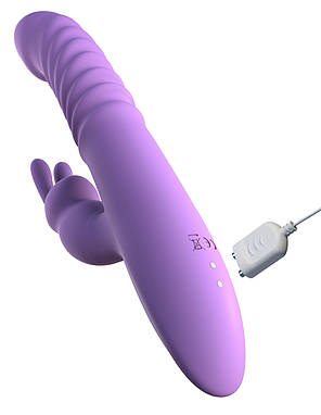 Багатофункціональний вібратор Fantasy For Her Her Thrusting Silicone Rabbit від Pipedream | Puls69, фото 2
