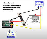 Цифровий вольтметр-амперметр 100V/100A вбудований (шунт у комплекті), фото 2