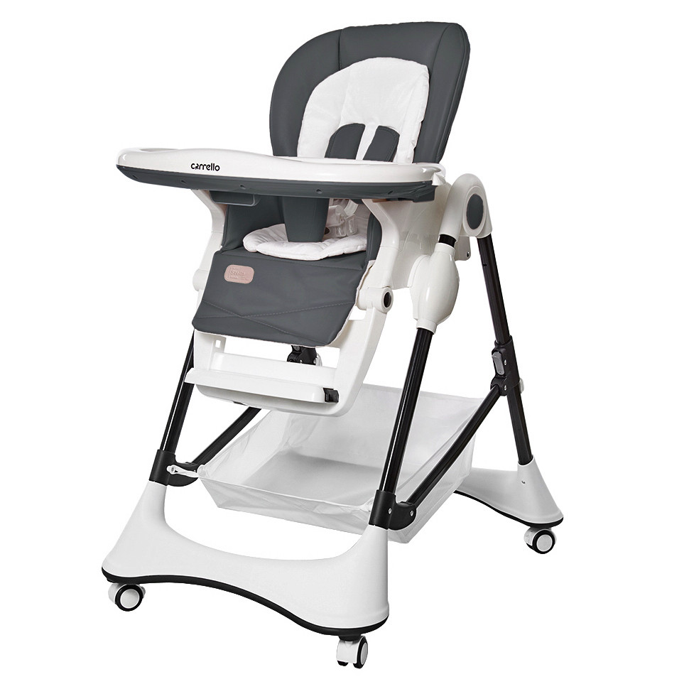 Стільчик для годування Stella, «Carrello» (CRL-9503), колір Palette Grey (темно-сірий)