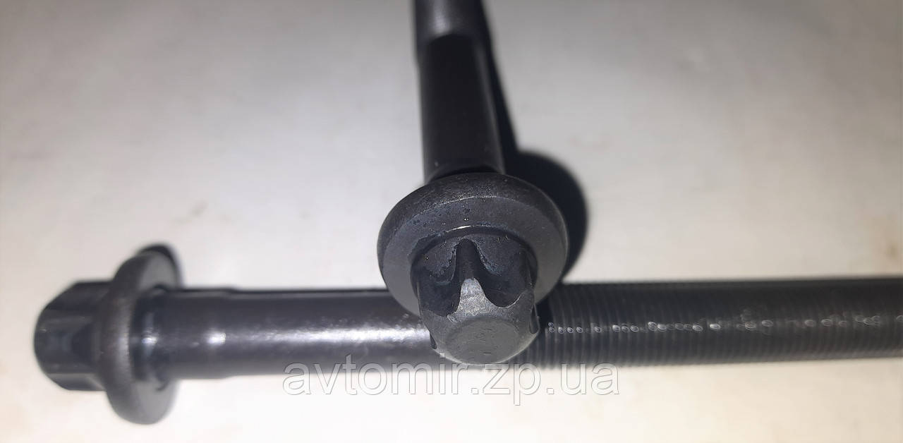 Болт ГБЦ Ваз 2101-2107, 21213 нового зразка зірочка (12х115х1,25) БілЗан, фото 1