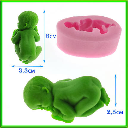 Молд силіконовий "Немовля", фото 2