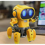 Робот конструктор інтерактивний HG-715, жовтий, фото 4