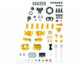 Робот конструктор інтерактивний HG-715, жовтий, фото 8