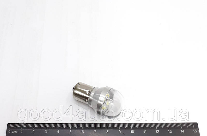 Лампа светодиодная P21W BA15S 6SMD (30/30) T25 3W, фото 1