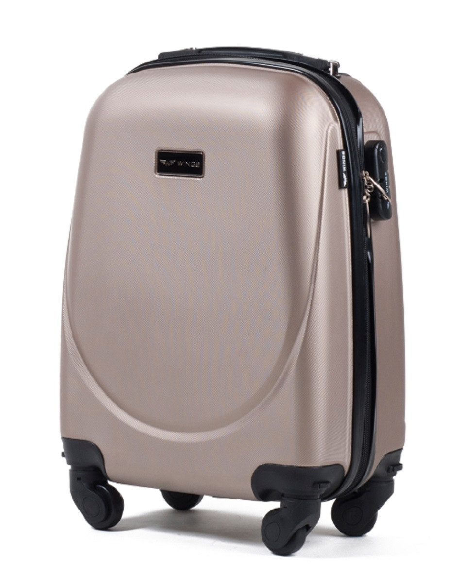 Валіза пластикова WINGS 310 мікро шампань, фото 1