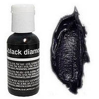 Гелевий харчовий барвник Chefmaster Black Diamond, Чорний діамант, 20 г