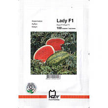 Насіння кавуна ультрараннього для відкритого грунту і плівки "Леді F1 (100 насінин) від Nunhems, Голандія