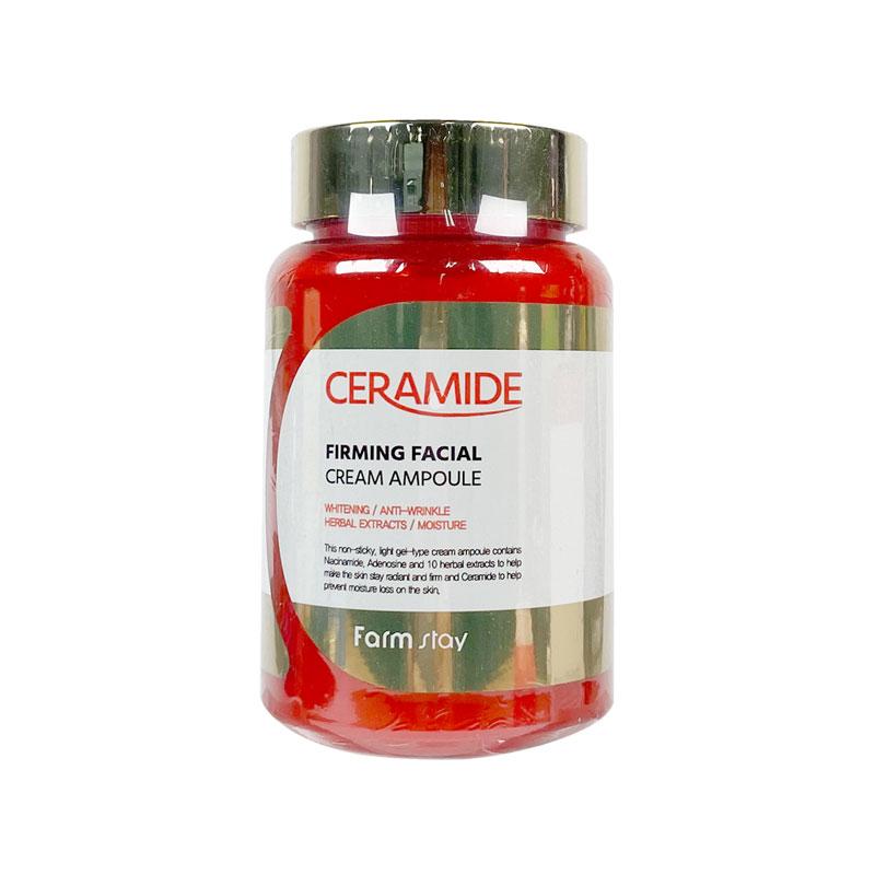 FarmStay Ceramide Firming Facial Cream Ampoule Крем-виворотка для особи з керамідами, 250 мл