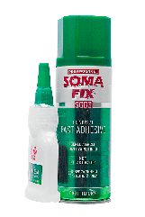 Клей Soma Fix активатор швидкого склеювання 200мл+50гр