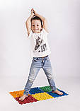 Килимок масажний "Пазли Мікс" 6 елементів Ортек,Україна, фото 2