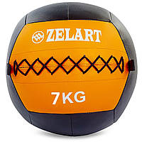 М'яч медичний (волбол) 7кг для кроссфита Zelart WALL BALL FI-5168-7