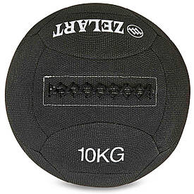 М'яч для кроссфита набивний в кевларовой оболонці 10кг Zelart WALL BALL FI-7224-10