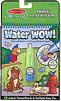 Melissa & Doug Волшебная водная многоразовая раскраска Животные 5376 On the Go Water Wow! Animal