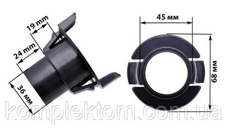 Кріплення шлангу для пилососу Samsung DJ61-00035B, фото 3