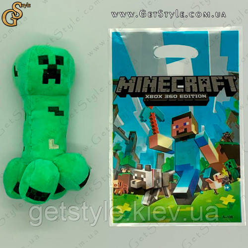 Детенелик Крипер з Minecraft — "Creeper Baby" — 17 см із пакетом