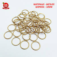 Фурнітура для нижньої білизни 10мм. Кільце для бретелей. Нікель