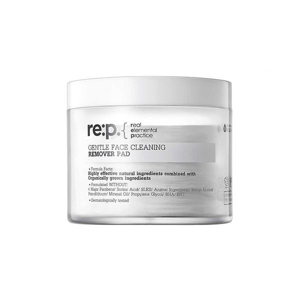 RE:P Gentle Face Cleaning Remover Pad Очищають педи, 70 шт