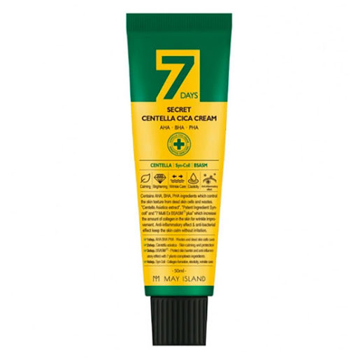 May Island 7days Secret Centella Cica Cream Крем з відсотком для проблемної шкіри, 50 мл
