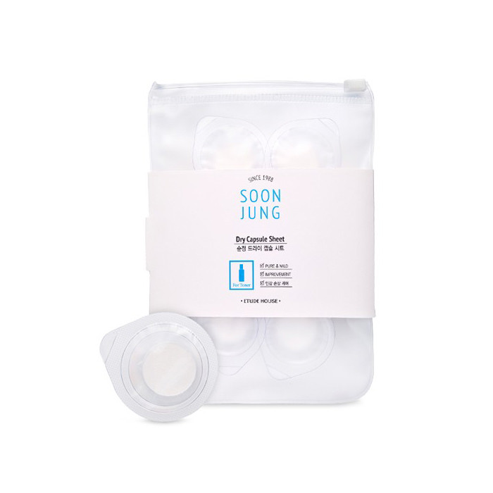Etude House Soon Jung Dry Capsule Sheet Капсульована тканина (5 шт)