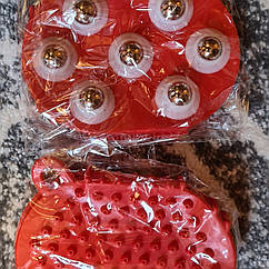 Антицелюлітний Масажер рукавиця масажна з металевими кулями диво рукавиця