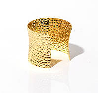 Кольцо для салфеток REMY-DECOR золотое Габи металлическое сервировочное полукольцо для ресторанов кафе дома