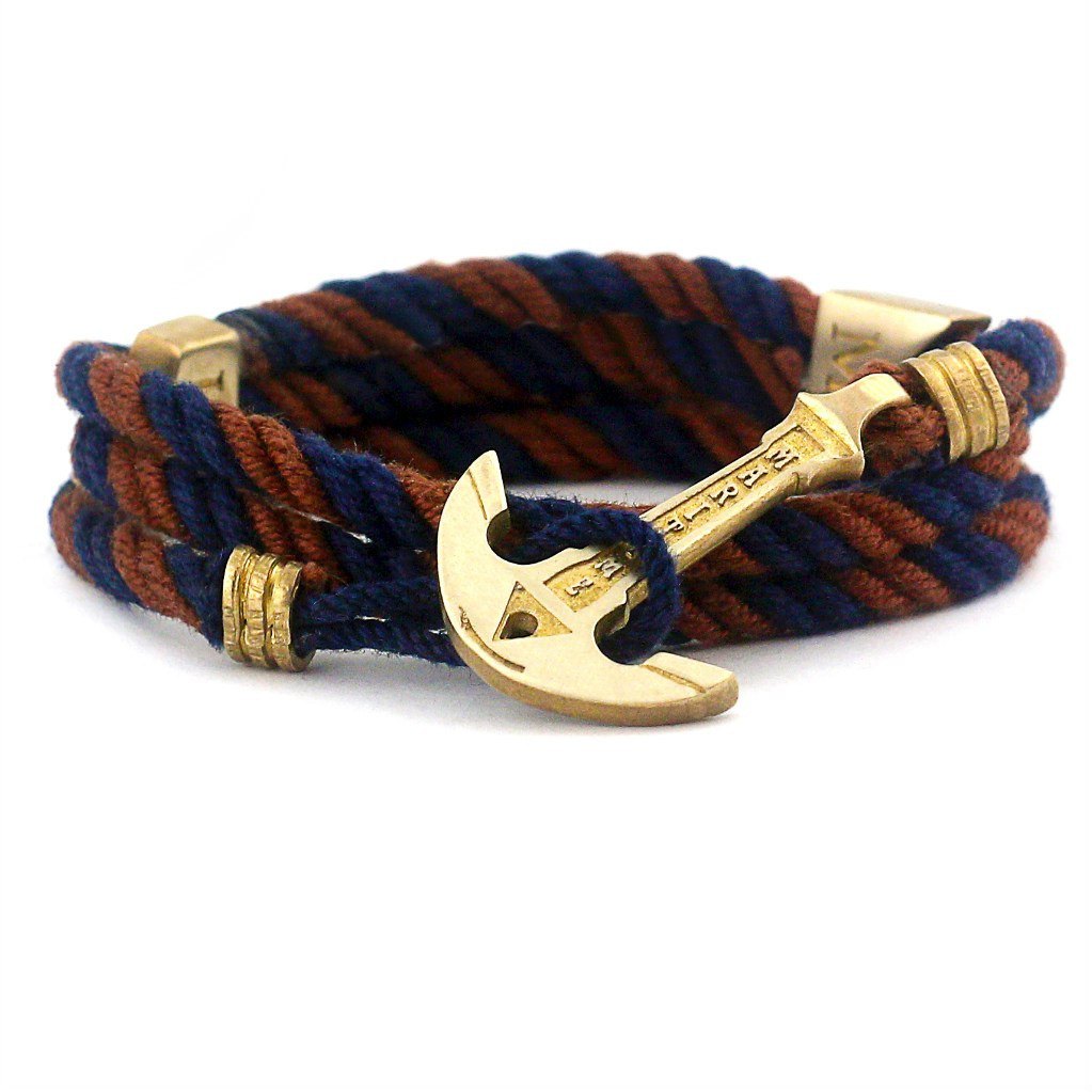 Браслет з якорем Anchorstuff - MARITIME A Brown/Navy