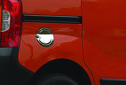 Накладка на лючок бензобака (нерж.) для Citroen Nemo