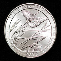 Монета США 25 млн 2020 р. Національний замовник Таллграс Прейрі