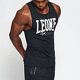 Майка спортивная мужская черная Leone Logo black размер XL, фото 3