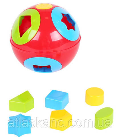 Іграшка Шарик сортер 14 см Технок 2247, 3237, фото 1