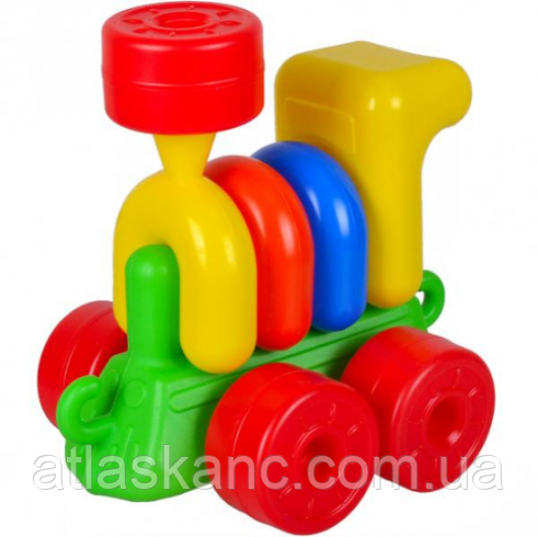 Іграшка Пластикова Паровозик розбірний 25 х 25 см ІП01.000, фото 1