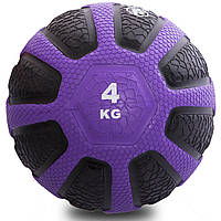 Медбол гумовий м'яч медичний) 4кг Zelart Medicine Ball FI-0898-4