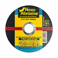 Круг отрезной по металлу NovoAbrasive WM11512 т41 14А 115*1,2*22,23 мм