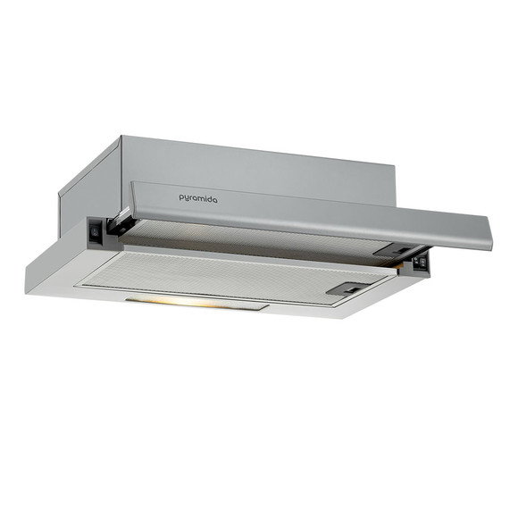 Телескопічна витяжка кухонна PYRAMIDA TLX2 60 BL