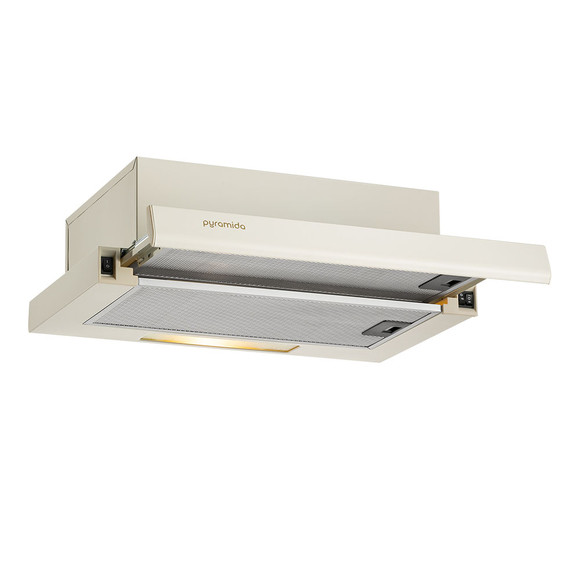 Телескопічна витяжка кухонна PYRAMIDA TLX2 60 BL