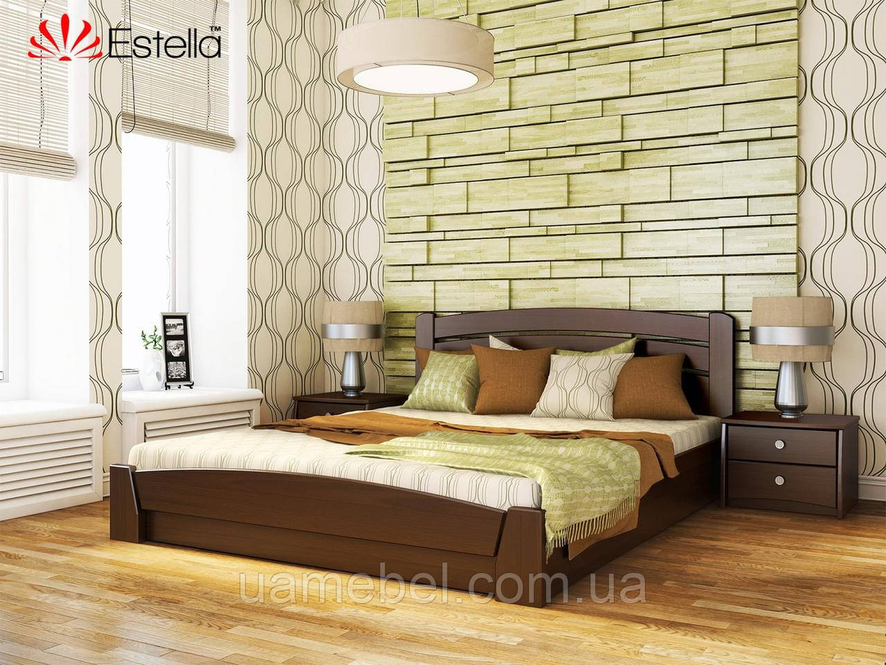 Двоспальне ліжко Селена Аурі 140х190 101 Масив 2Л4