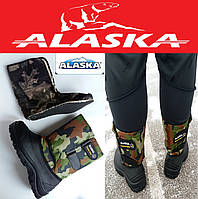 Чоловічі зимові чоботи-дутики Аляска з утеплювачем, сноубутси, термосапоги. Norfin, Nordman.