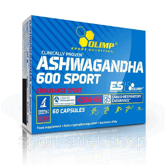 Натуральна добавка Olimp Ashwagandha 600 Sport , 60 капсул