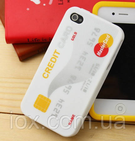 Силіконовий чохол "Кредитка" біла
