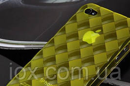 Переливається чохол "Мозаїка" чорний для Iphone 4