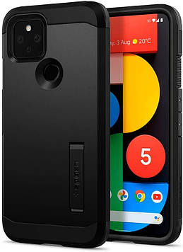 Чохол Spigen для Google Pixel 5 Tough Armor, Black (ACS01899)